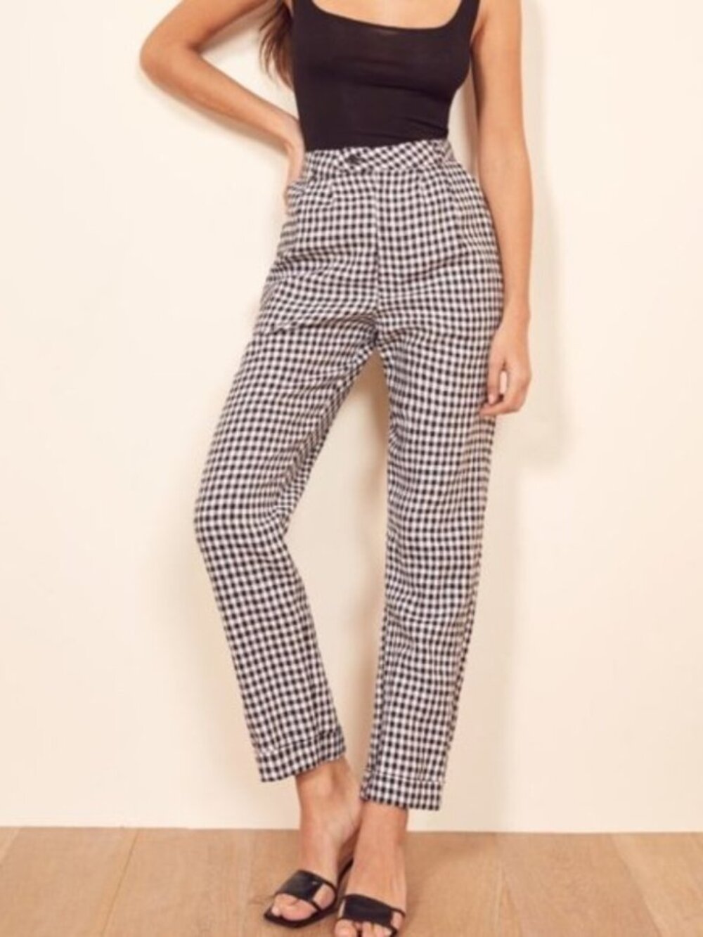 Reformation Tanner in April Check size 8 - Picture 1 of 7
